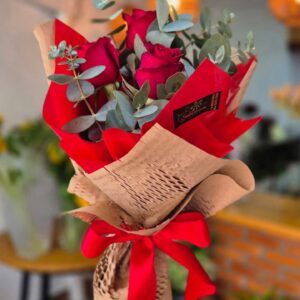 Mini Ramalhete com 3 rosas