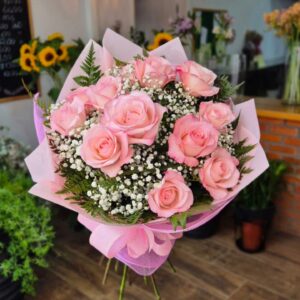Buque rosas cor de rosa